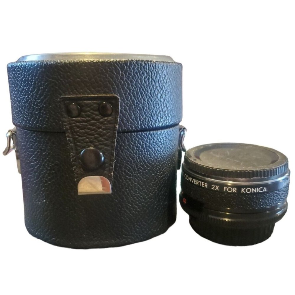 Tamron MC Tele Converter 2X For Konica Japan With Case Vintage